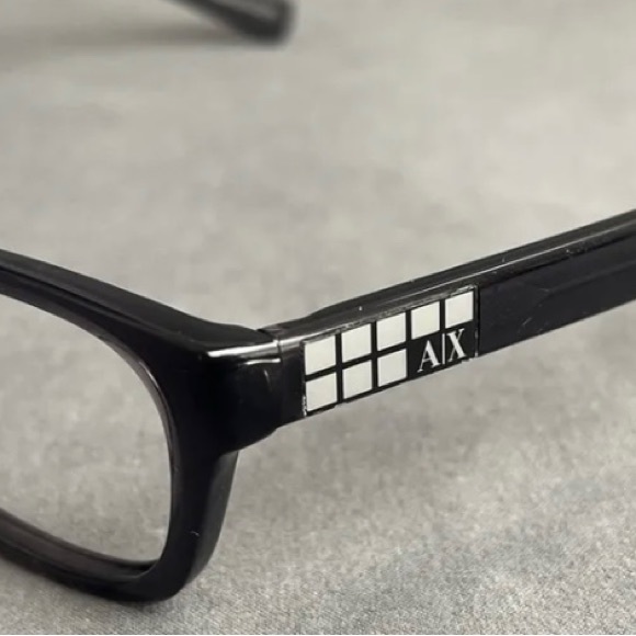 Armani Exchange AX 3008 Black Eyeglasses Frames 49-15-135 - Picture 4 of 6